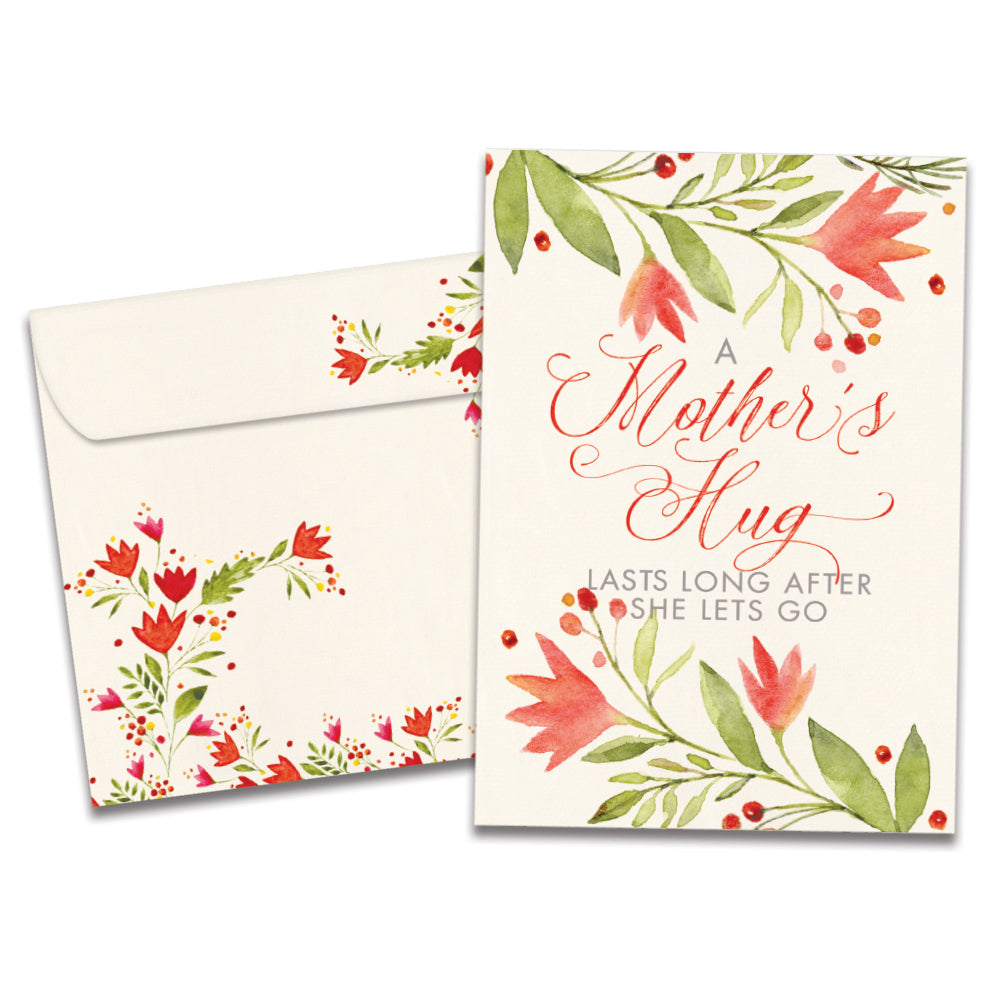 A Mothers Hug Mothers Day Greeting Card 4 Pack Tree Free Greetings