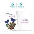 Load image into Gallery viewer, The cover and inside of Tree-Free’s Blink And Grow card, along with the following text: “6 greeting cards, 6 matching envelopes”
