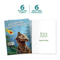 Load image into Gallery viewer, The cover and inside of Tree-Free’s No Tomorrow card, along with the following text: “6 greeting cards, 6 matching envelopes”
