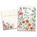 Load image into Gallery viewer, The cover of Tree-Free&#39;s Joy You Give Mom card, along with its matching envelope.
