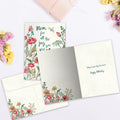 Load image into Gallery viewer, The inside of Tree-Free’s Joy You Give Mom card, with the cover and envelope in the background.
