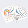 Load image into Gallery viewer, Love Rainbow 12 Pack Notecards
