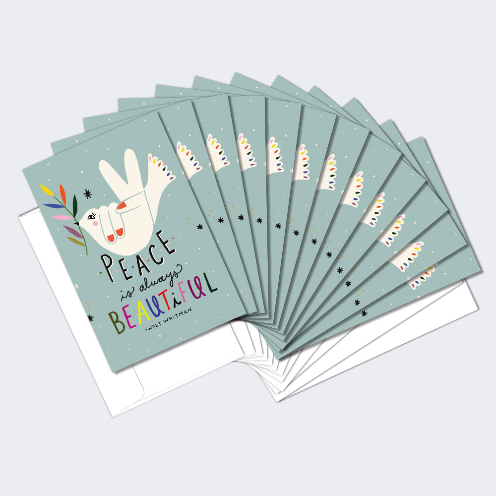 Beautiful Peace 12 Pack Notecards