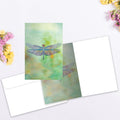Load image into Gallery viewer, Vibrant Dragonfly Boxed 12 Pack Notecards
