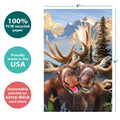 Load image into Gallery viewer, Two Moose Selfie 12 Pack Notecards
