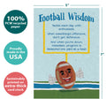 Load image into Gallery viewer, Football Wisdom Card
