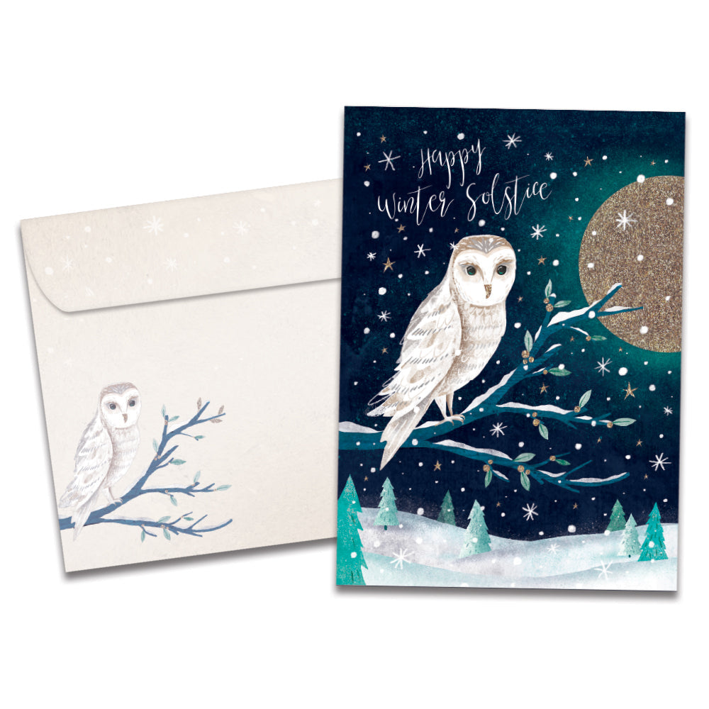 Solstice Owl Single Card