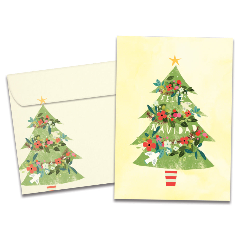 Navidad Tree Single Card