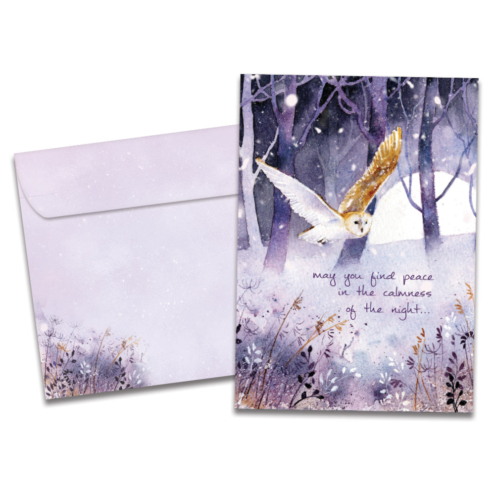 Owl Calmness Single Card