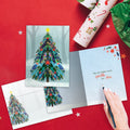 Load image into Gallery viewer, Tree Sparkle Single Card
