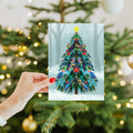 Load image into Gallery viewer, Tree Sparkle Single Card
