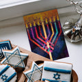 Load image into Gallery viewer, Menorah Glow Single Card
