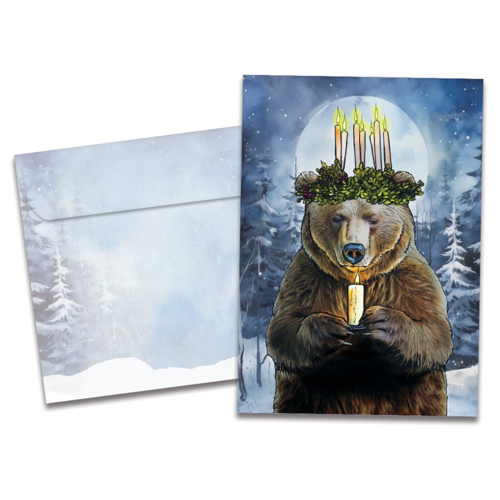 Bear Light Single Card