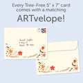 Load image into Gallery viewer, Floral Fall Single Card
