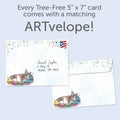 Load image into Gallery viewer, Cat Nap Cupcakes Single Card
