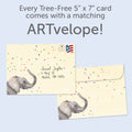 Load image into Gallery viewer, Confetti Elephant Single Card
