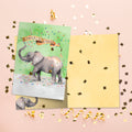 Load image into Gallery viewer, Confetti Elephant Single Card
