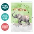 Load image into Gallery viewer, Confetti Elephant Single Card
