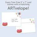 Load image into Gallery viewer, Animal Tea Party Single Card
