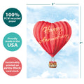 Load image into Gallery viewer, Heart Air Balloon Single Card
