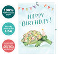 Load image into Gallery viewer, Flower Turtle Single Card
