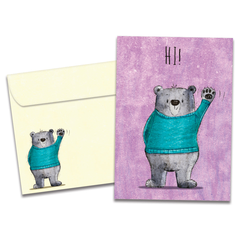 Hi Bear Single Card