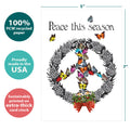 Load image into Gallery viewer, Peace Wreath 2 Card Pack
