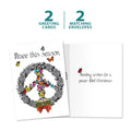 Load image into Gallery viewer, Peace Wreath 2 Card Pack
