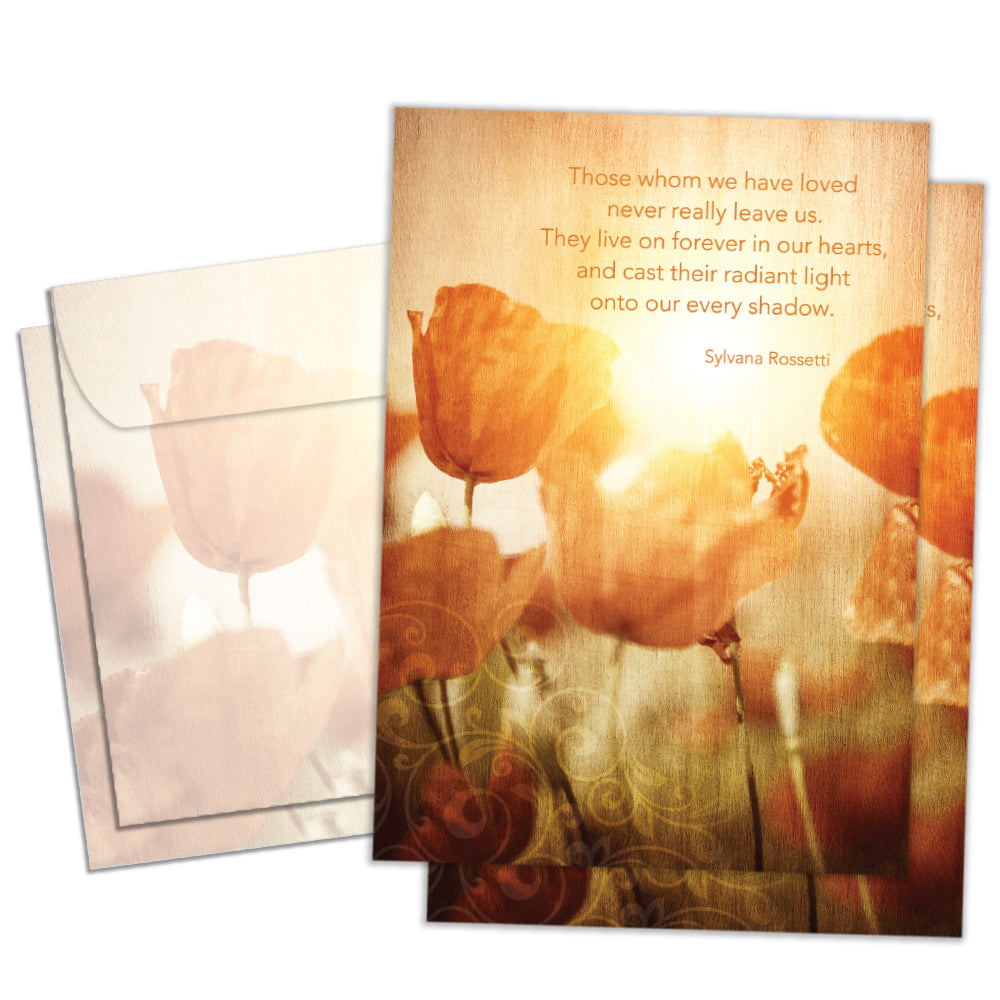 Red Sympathy Poppies 2 Pack