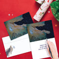 Load image into Gallery viewer, Soaring By Starlight Holiday Card
