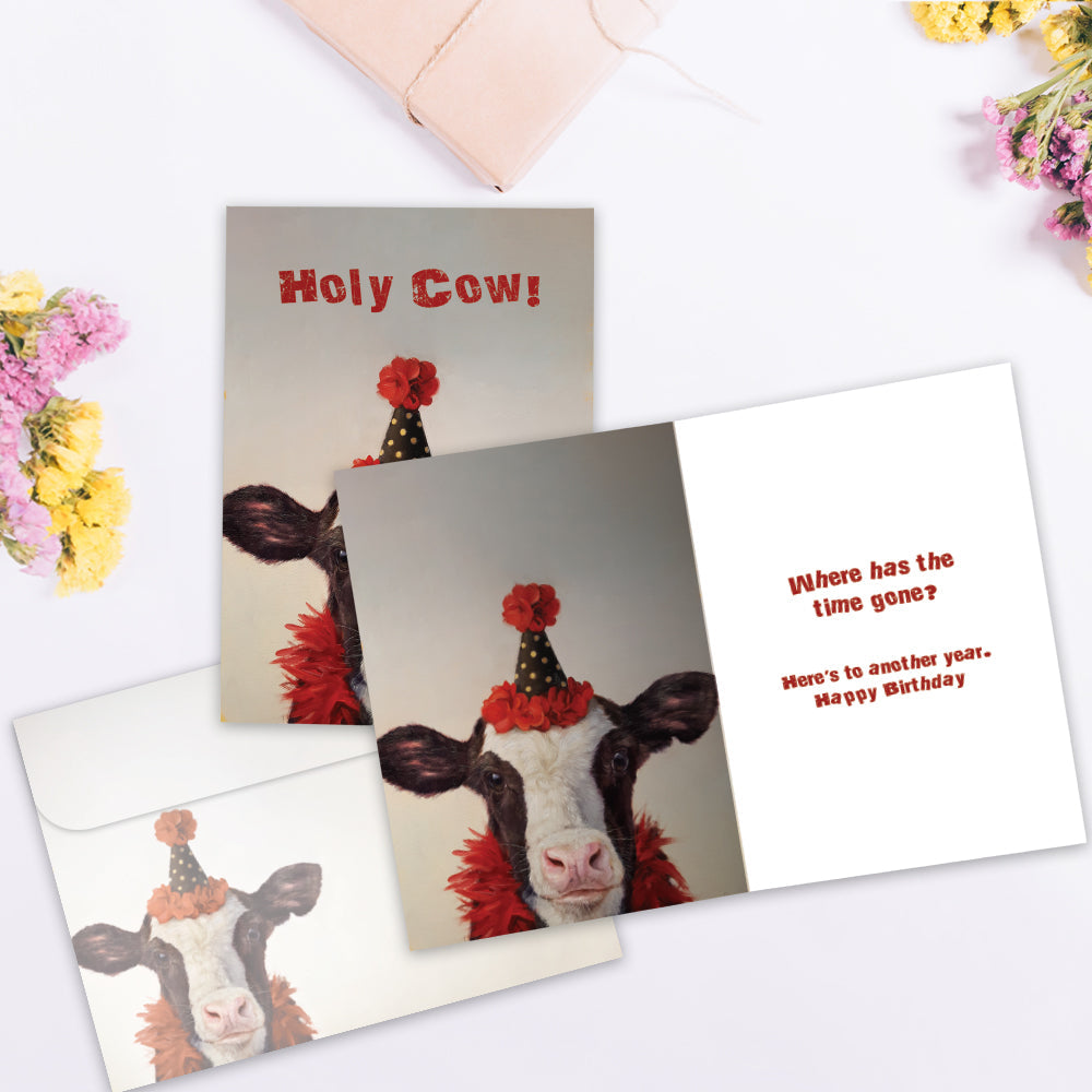 Holy Cow! - Birthday Card