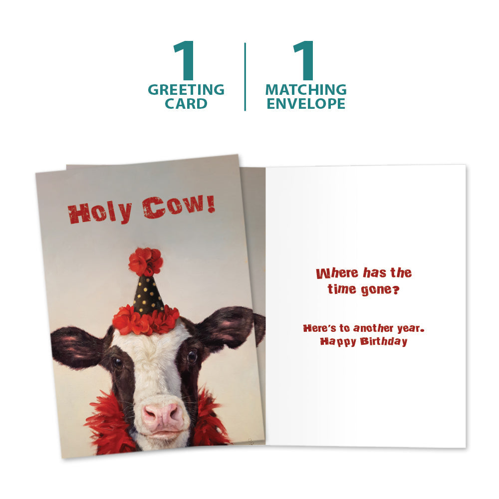 Holy Cow! - Birthday Card