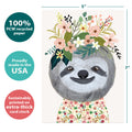 Load image into Gallery viewer, Happy Sloth All Occasion Card
