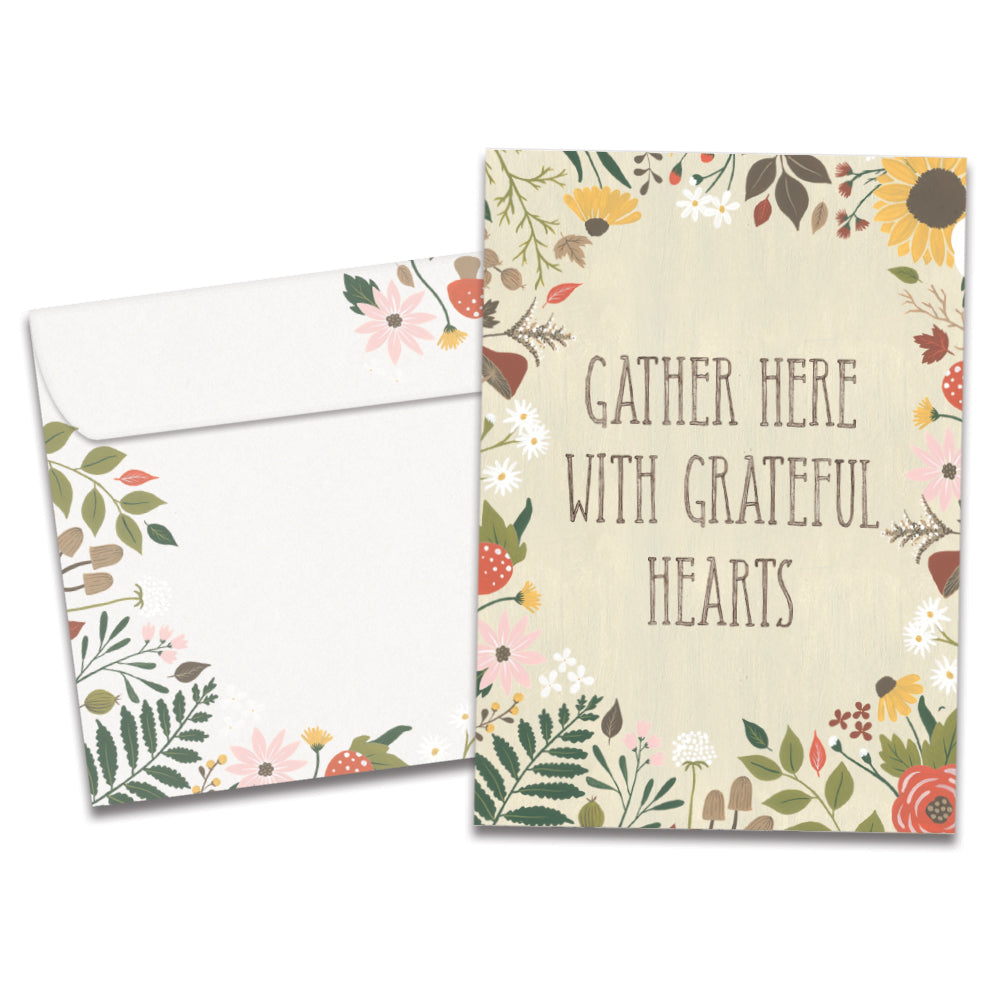 Gather Here Thanksgiving Card