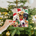 Load image into Gallery viewer, Lifestyle image(s) featuring Tree-Free&#39;s Selfie Dog Christmas Christmas Card card
