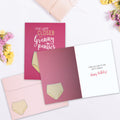 Load image into Gallery viewer, The inside of Tree-Free’s Granny Panties card, with the cover and envelope in the background.
