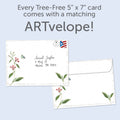 Load image into Gallery viewer, The envelope for Tree-Free’s The Heart Remembers Sympathy Card card, along with the following text: “Every Tree-Free 5x7 card comes with a matching ARTvelope!”
