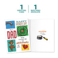 Load image into Gallery viewer, The cover and inside of Tree-Free’s Mr Fix It Father&#39;s Day Card card, along with the following text: “1 greeting card, 1 matching envelope”
