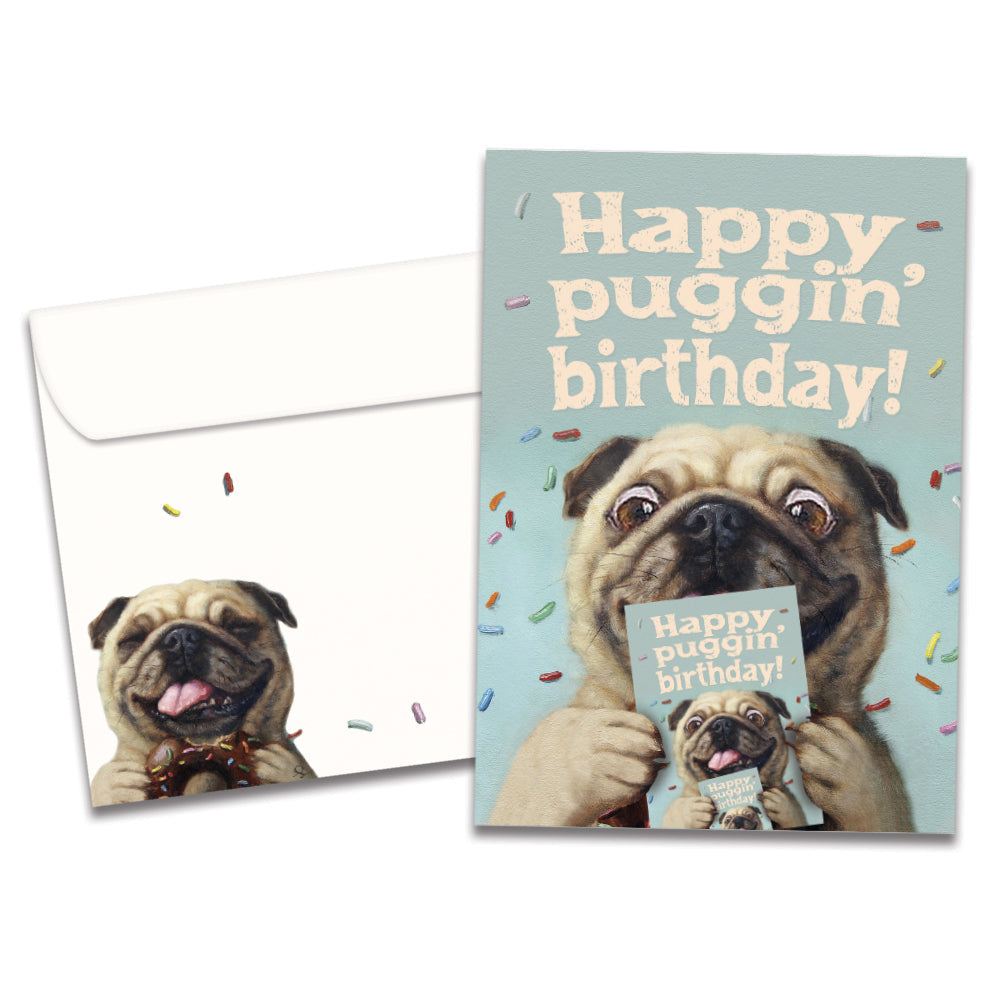 Puggin Ridiculous Birthday Greeting Card 6 Pack – Tree-Free Greetings