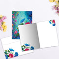 Load image into Gallery viewer, The inside of Tree-Free’s Simply the Best card, with the cover and envelope in the background.
