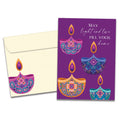 Load image into Gallery viewer, The cover of Tree-Free&#39;s Light and Love card, along with its matching envelope.
