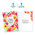 Load image into Gallery viewer, The cover and inside of Tree-Free’s Little Things Mom card, along with the following text: “1 greeting card, 1 matching envelope”
