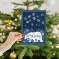 Load image into Gallery viewer, Lifestyle image(s) featuring Tree-Free&#39;s Sweet Polar Wishes card
