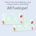 Load image into Gallery viewer, Navidad Ornament Single Money Holder Card
