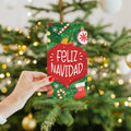 Load image into Gallery viewer, Navidad Ornament Single Money Holder Card
