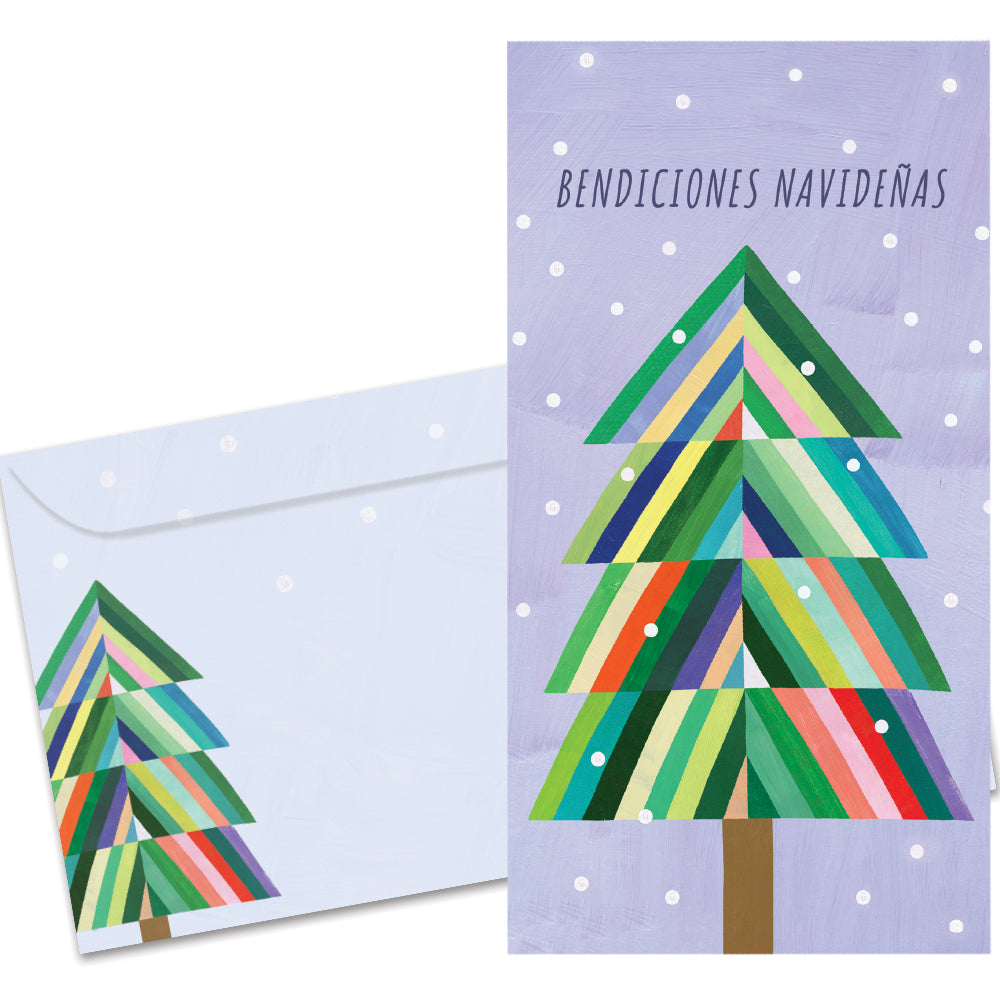 Navidenas Tree Single Money Holder Card