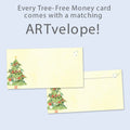 Load image into Gallery viewer, Navidad Tree Single Money Holder Card
