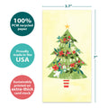 Load image into Gallery viewer, Navidad Tree Single Money Holder Card
