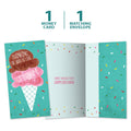 Load image into Gallery viewer, Freezer Ice Cream Single Money Holder Card
