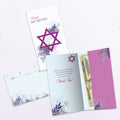 Load image into Gallery viewer, Pink Floral Star Single Money Holder Card
